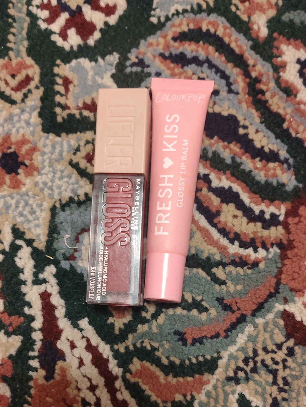 Maybelline Lifter Gloss And Colourpop Fresh❤️kiss Glossy Lip Balm